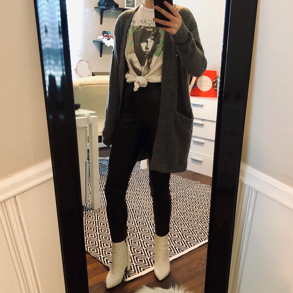 Grey Menswear Cardigan